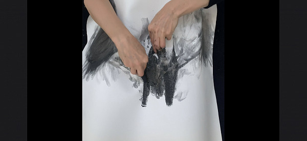 TOWER BREATH BODY MEMBRANE / DRAWING WOW 3 / UFERHALLEN KUNSTAKTIEN. DOKUMENTATION EINER PUBLIKUMSGESELLSCHAFT