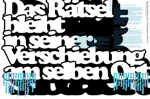 das Rätsel bleibt in seiner Verschiebung am selben Ort – The riddle remains static in its displacement